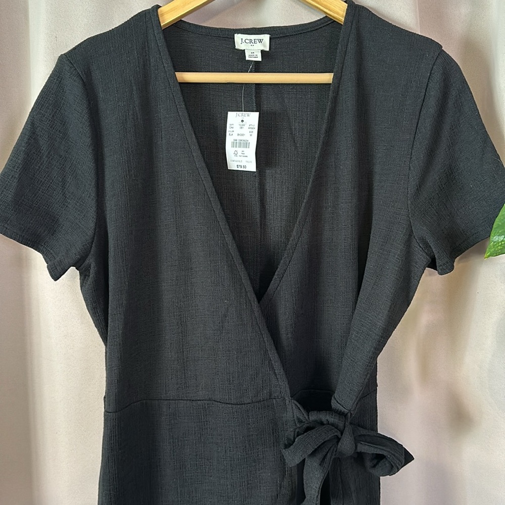 NWT wrap skirt v-neck dress - Picture 2 of 6